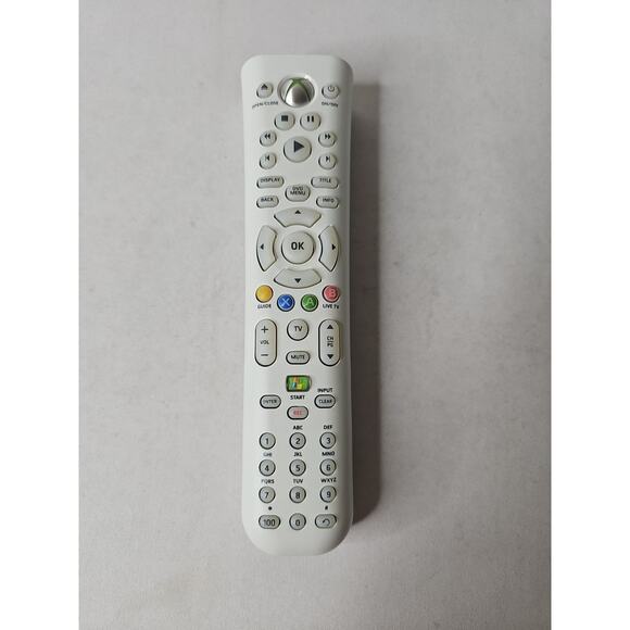 Official Microsoft Xbox 360 Universal Media DVD Remote Control ~ Tested & Works - Picture 1 of 16